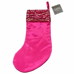 Pink Sequin Stocking